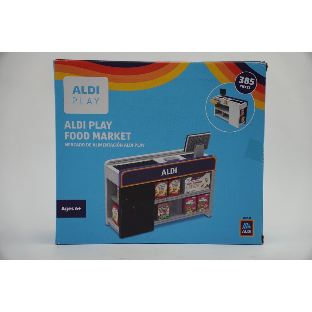 Aldi Gear Play Food Market 385 Pieces Building Blocks New In Box